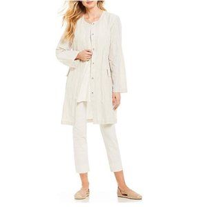 NWT EILEEN FISHER Bone Rumpled Organic Jacket